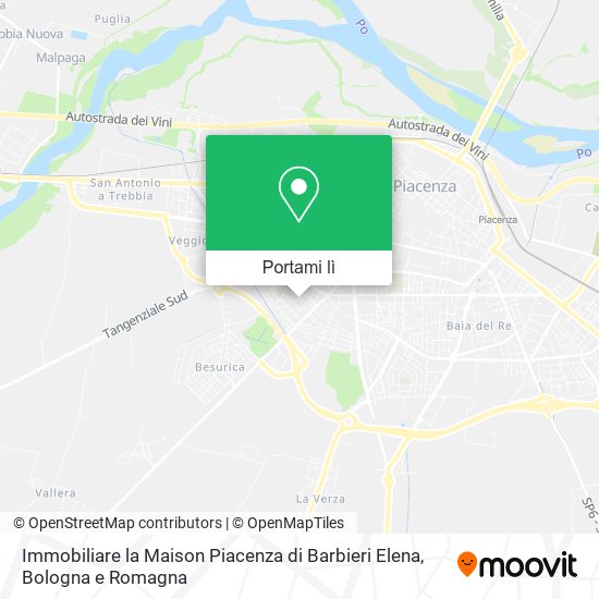 Mappa Immobiliare la Maison Piacenza di Barbieri Elena