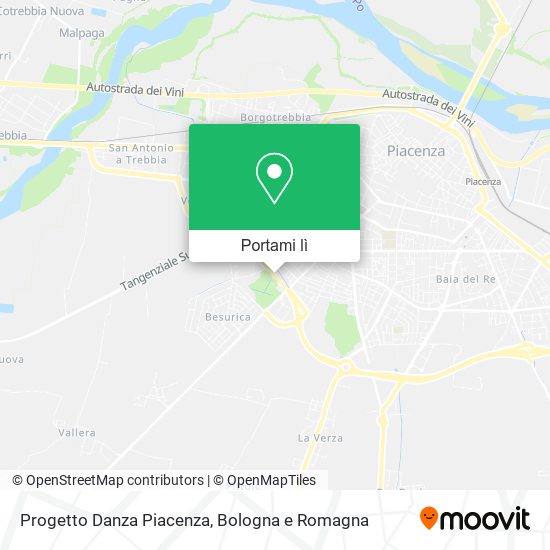 Mappa Progetto Danza Piacenza