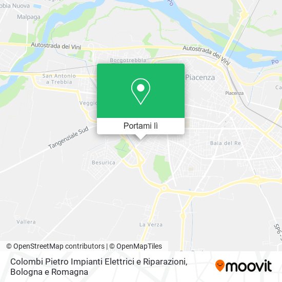 Mappa Colombi Pietro Impianti Elettrici e Riparazioni