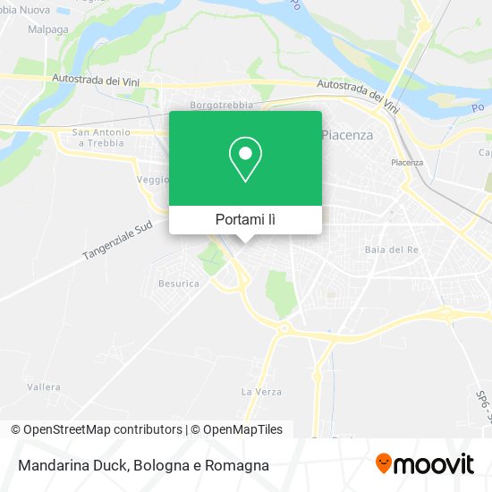 Mappa Mandarina Duck