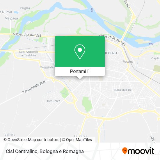 Mappa Cisl Centralino
