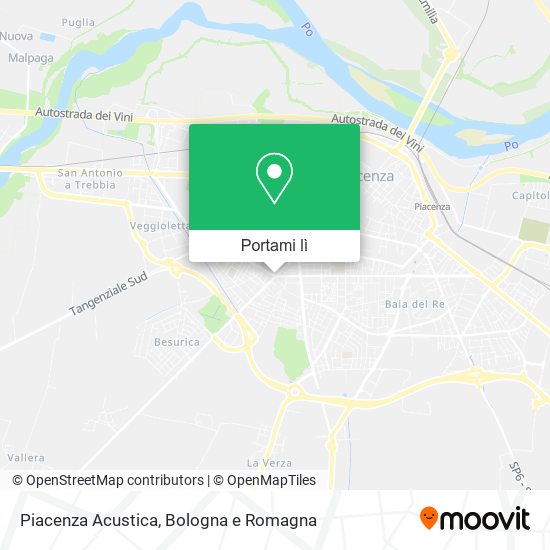 Mappa Piacenza Acustica