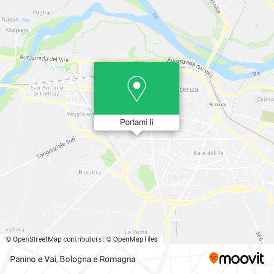 Mappa Panino e Vai