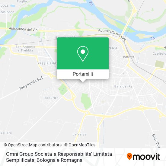 Mappa Omni Group Societa' a Responsabilita' Limitata Semplificata
