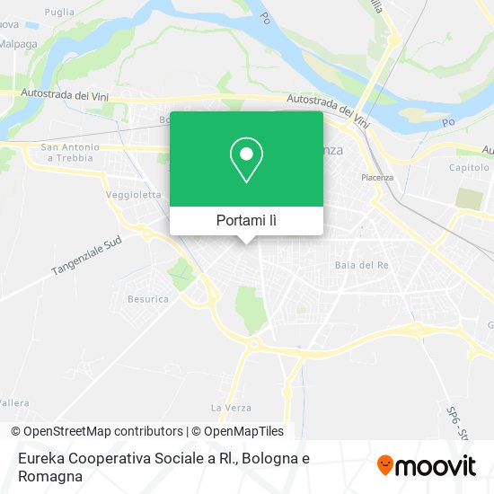 Mappa Eureka Cooperativa Sociale a Rl.