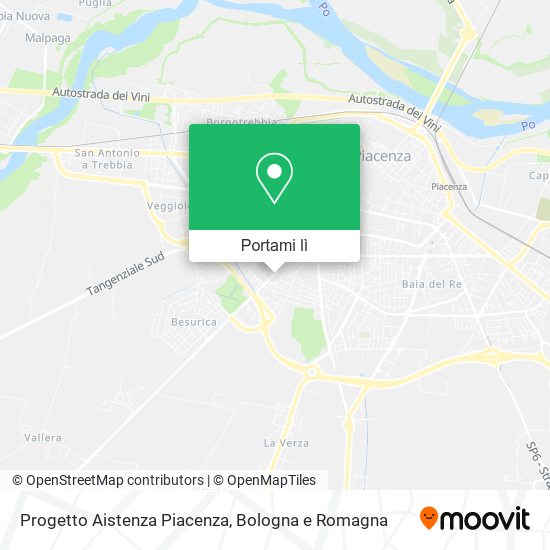 Mappa Progetto Aistenza Piacenza
