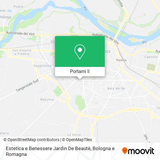 Mappa Estetica e Benessere Jardin De Beautè