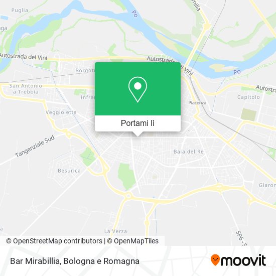 Mappa Bar Mirabillia
