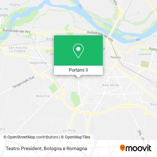 Mappa Teatro President
