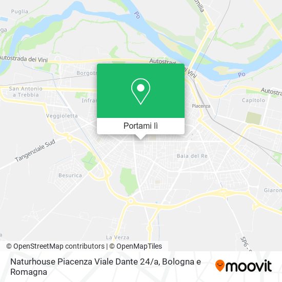 Mappa Naturhouse Piacenza Viale Dante 24 / a