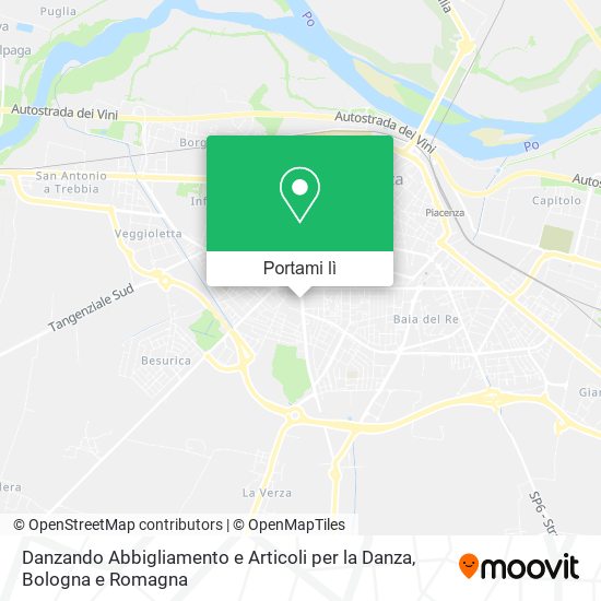 Mappa Danzando Abbigliamento e Articoli per la Danza