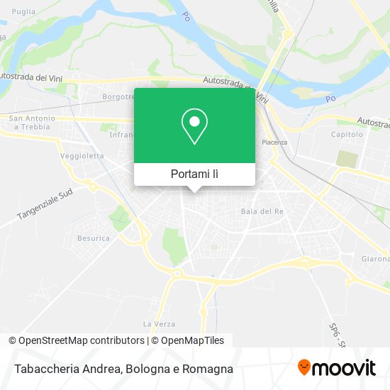 Mappa Tabaccheria Andrea
