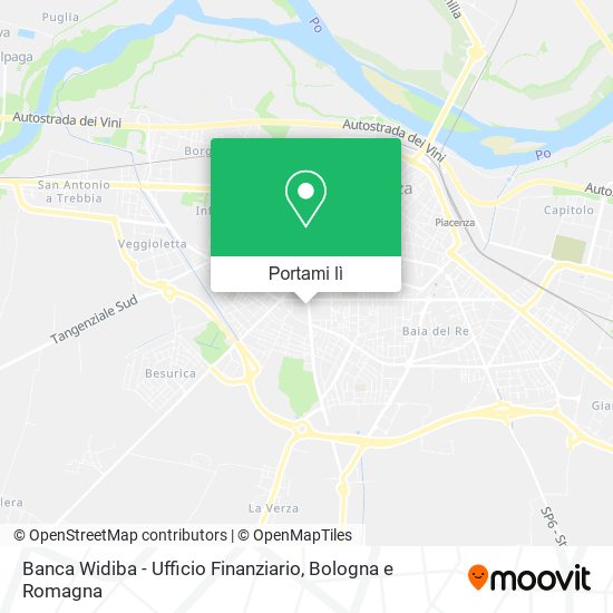 Mappa Banca Widiba - Ufficio Finanziario