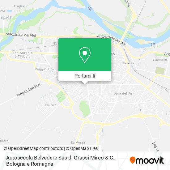 Mappa Autoscuola Belvedere Sas di Grassi Mirco & C.