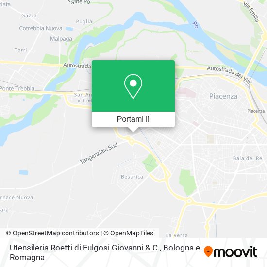Mappa Utensileria Roetti di Fulgosi Giovanni & C.