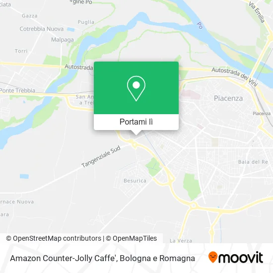 Mappa Amazon Counter-Jolly Caffe'