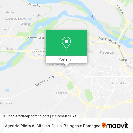 Mappa Agenzia Pilota di Cifalino' Giulio