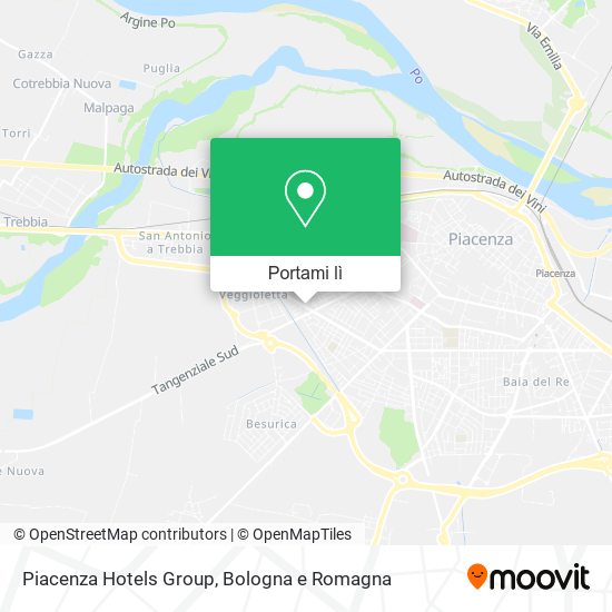 Mappa Piacenza Hotels Group