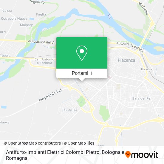 Mappa Antifurto-Impianti Elettrici Colombi Pietro