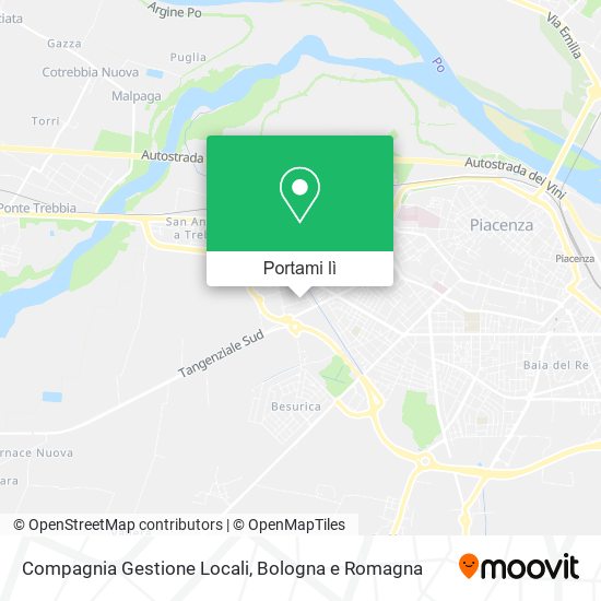 Mappa Compagnia Gestione Locali