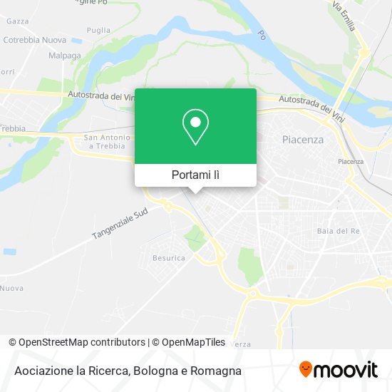 Mappa Aociazione la Ricerca
