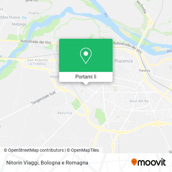 Mappa Nitorin Viaggi