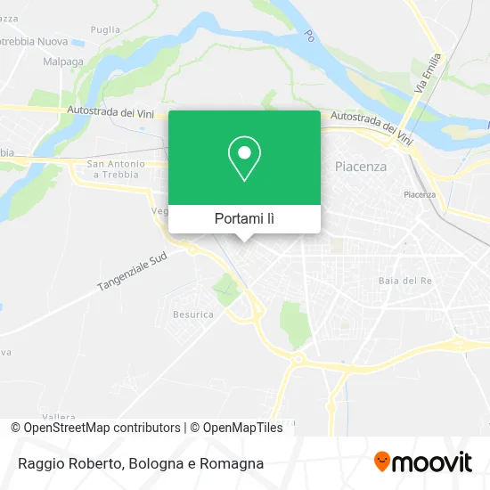 Mappa Raggio Roberto