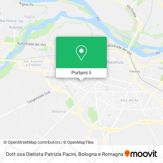 Mappa Dott.ssa Dietista Patrizia Pacini