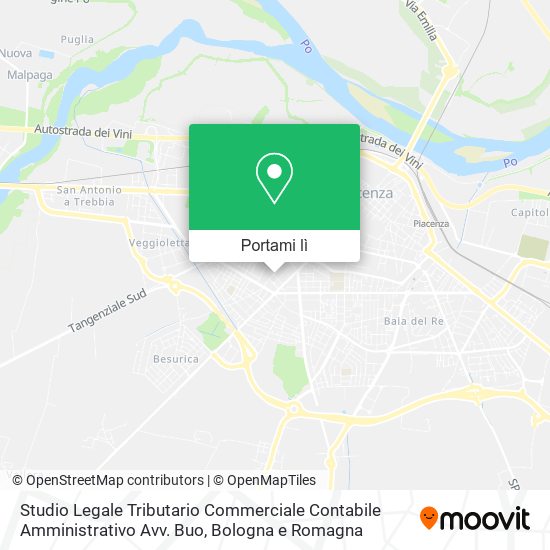 Mappa Studio Legale Tributario Commerciale Contabile Amministrativo Avv. Buo