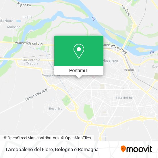 Mappa L'Arcobaleno del Fiore