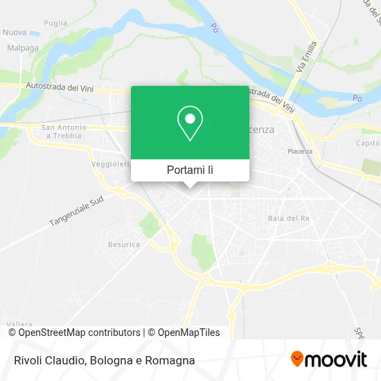 Mappa Rivoli Claudio