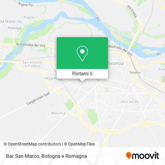 Mappa Bar San Marco