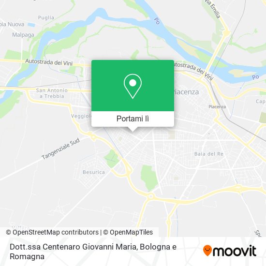 Mappa Dott.ssa Centenaro Giovanni Maria