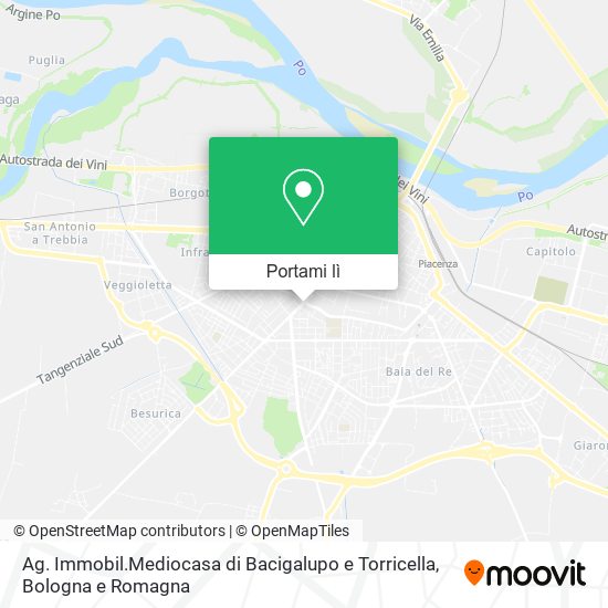 Mappa Ag. Immobil.Mediocasa di Bacigalupo e Torricella