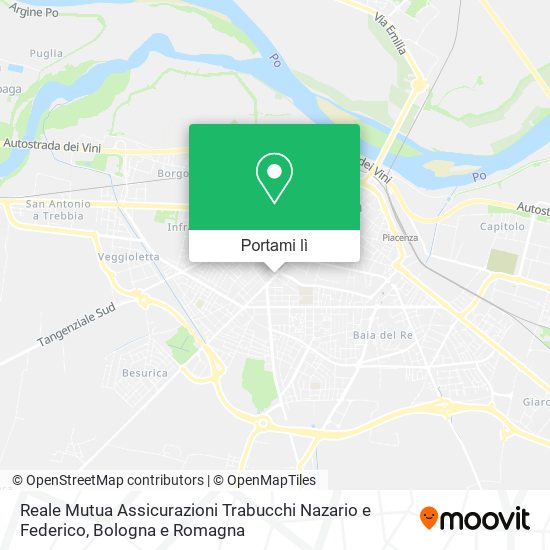 Mappa Reale Mutua Assicurazioni Trabucchi Nazario e Federico