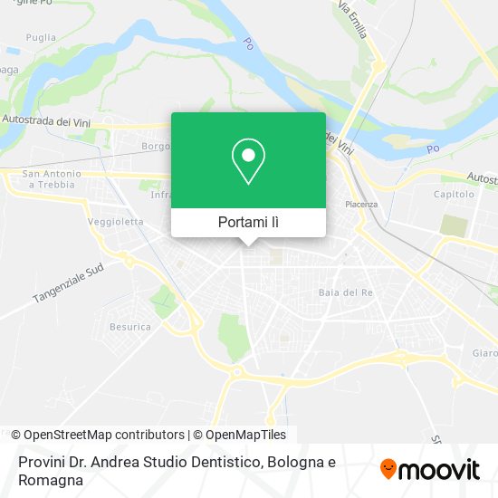 Mappa Provini Dr. Andrea Studio Dentistico