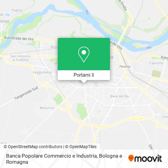 Mappa Banca Popolare Commercio e Industria