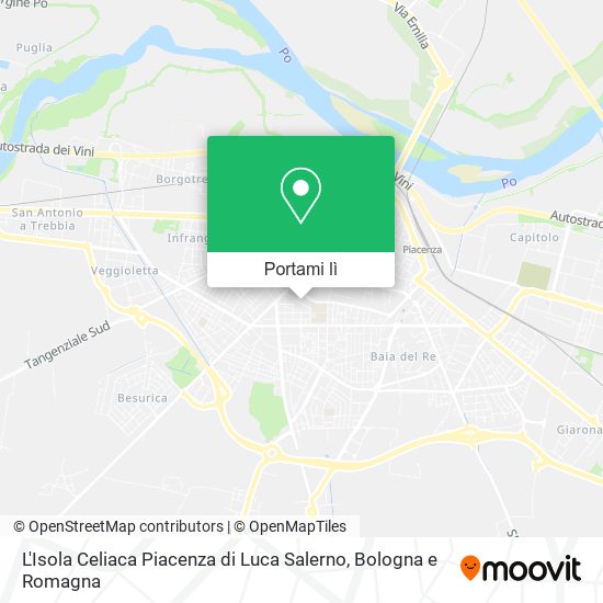 Mappa L'Isola Celiaca Piacenza di Luca Salerno