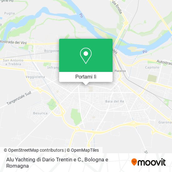 Mappa Alu Yachting di Dario Trentin e C.
