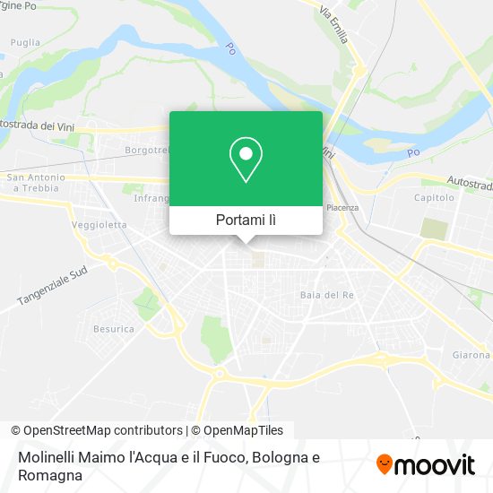 Mappa Molinelli Maimo l'Acqua e il Fuoco