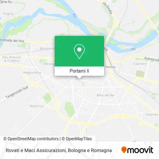 Mappa Rovati e Maci Assicurazioni