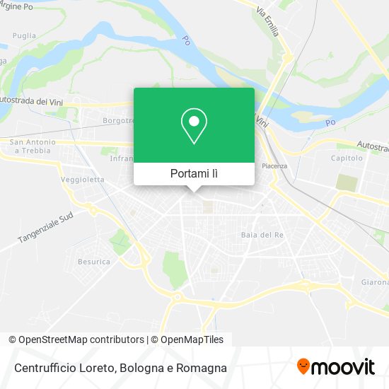 Mappa Centrufficio Loreto