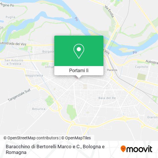 Mappa Baracchino di Bertorelli Marco e C.