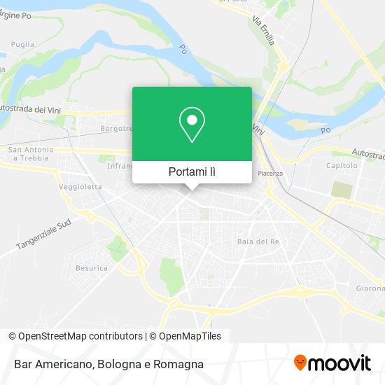 Mappa Bar Americano