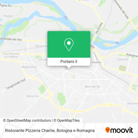 Mappa Ristorante Pizzeria Charlie
