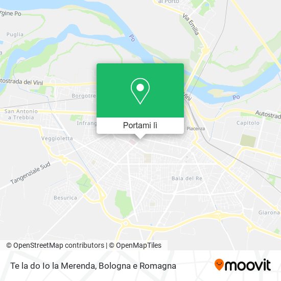 Mappa Te la do Io la Merenda
