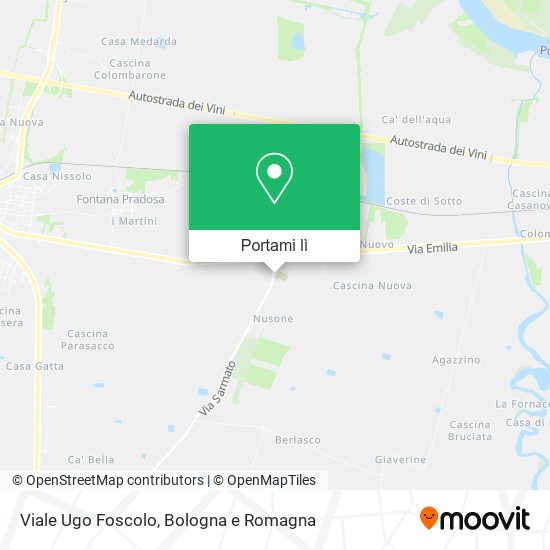 Mappa Viale Ugo Foscolo