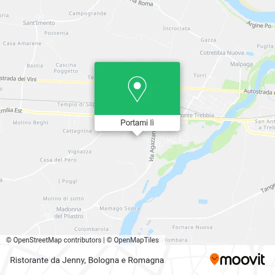 Mappa Ristorante da Jenny