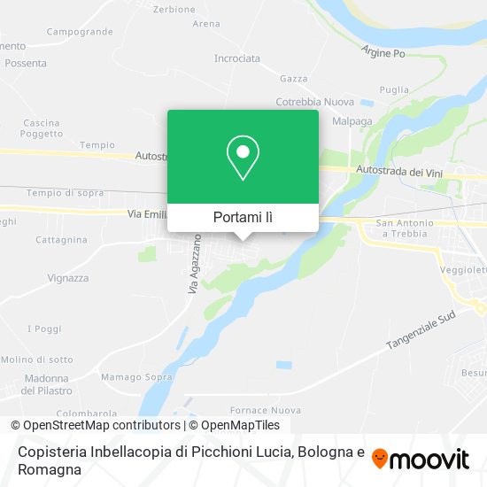 Mappa Copisteria Inbellacopia di Picchioni Lucia