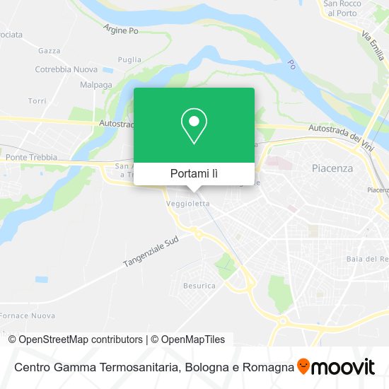 Mappa Centro Gamma Termosanitaria